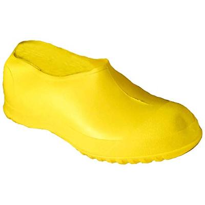 WORKBRUTES 35113.LG Hi-Top Overshoe Cleated Outsole PVC Boot, Large, Yellow