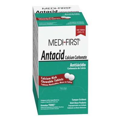 MEDI-FIRST 80248 Antacid,Chewable Tablet,420mg,PK250