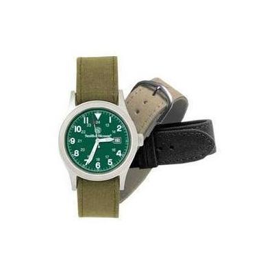 Smith & Wesson Military Watch with 3 Interchangeable Straps Gift Set OD Dial - SWW-1464-OD