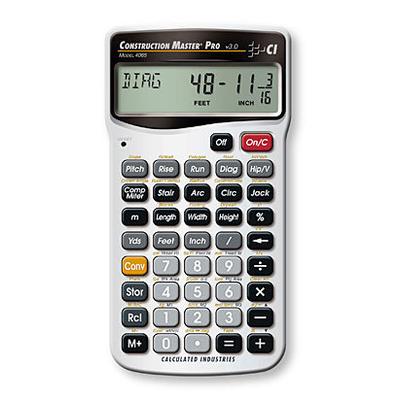 Calculated Industries Construction Master Pro Calculator