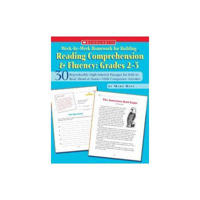 Week-by-week Homework for Building Reading Comprehension and Fluency by Mary Rose (Paperback - Schol
