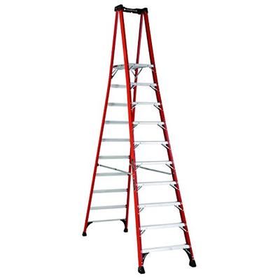 Louisville Ladder 10-Foot Fiberglass Pro Platform Ladder, 375-Pound Capacity, Type IAA, FXP1810HD