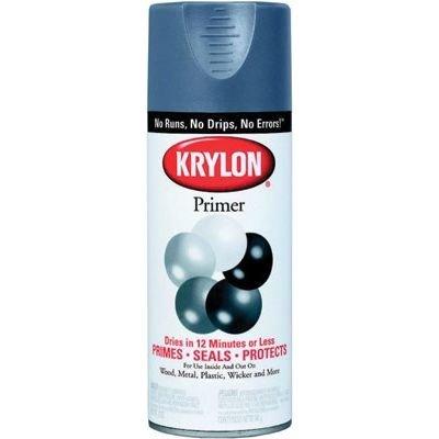 Krylon K01316A00 Primer Five Ball Industrial Spray Paint, 12 oz, Black (Pack of 6)