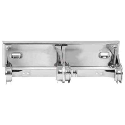 Taymor 01-F1030 Surface Mount Double Fixed Rod Toilet Tissue Holder, Polished Chrome