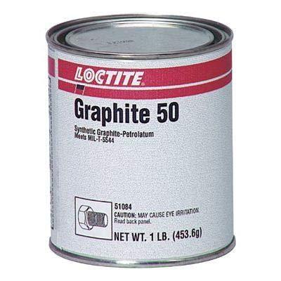 Loctite 51084 Graphite 50 Synthetic and Petrolatum Anti-Seize, 1 lbs Can, Black