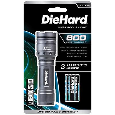 DieHard 600 Lumen Precision Focus Flashlight, 41-6121
