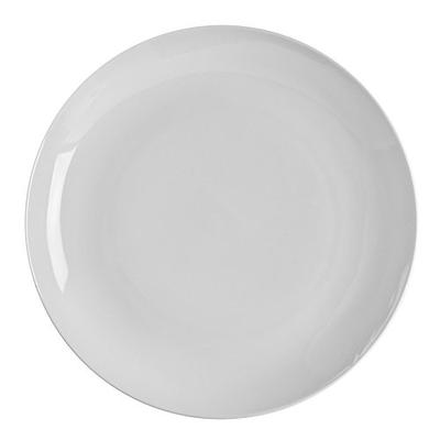 10 Strawberry Street Classic Coupe 12" Charger/Buffet Plate, Set of 6, White