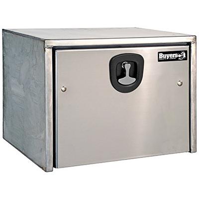 Buyers Products Stainless Steel Underbody Truck Box w/Polished Stainless Steel Door (18x18x36 Inch)