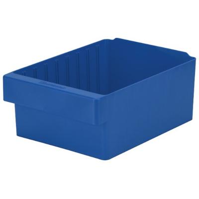 Akro-Mils 31188 AkroDrawer Plastic Storage Drawer, 17-5/8" L x 8-3/8" W x 4-5/8" H, Blue, Case of 4
