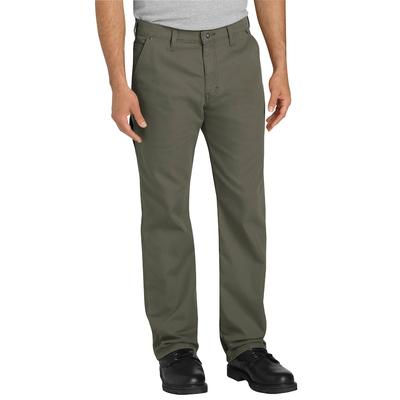 Men's Dickies Flex Straight-Leg Tough Max Carpenter Pants, Size: 42X30, Med Green