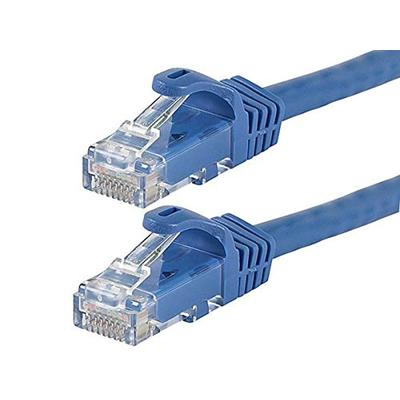 Monoprice Flexboot Cat6 Ethernet Patch Cable - Network Internet Cord - RJ45, Stranded, 550Mhz, UTP,