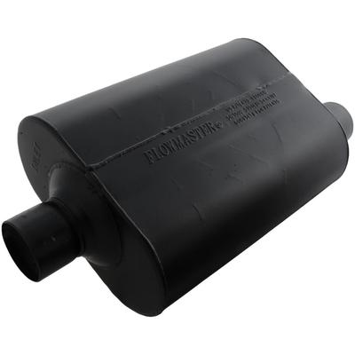 Flowmaster Super 40 Muffler - 2.50 Center In / 2.50 Offset Out - Aggressive Sound