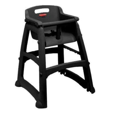 Rubbermaid Sturdy Chair Youth Seat With O Wheels, Safety Harness With