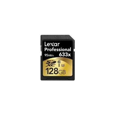 Lexar Professional 128GB Class 10 UHS-I 633X Speed (95MB/s) SDXC Flash Memory Card