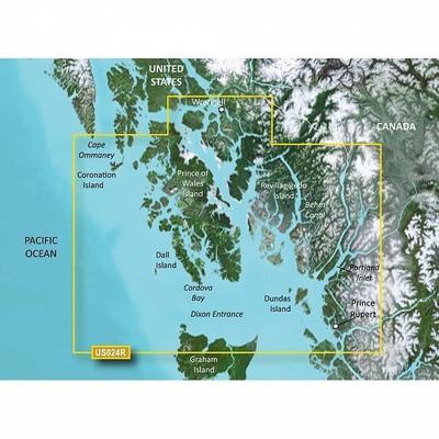 Garmin BlueChart g2 Vision - VUS024R - Wrangell - Dixon Entrance - microSD/SD