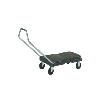 Utility Carts: Rubbermaid Commercial Products Service Carts Triple Trolley FG440100BLA