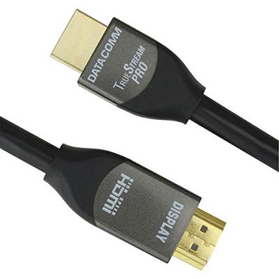 Datacomm 46-1812-BK 18gbps 12' HDMI Cable with Ic Chip