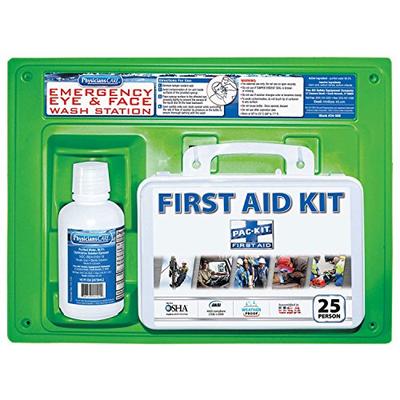 Physicians Care #24-500 Eye Flush Solution with First Aid Kit