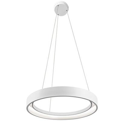 Elan 83454 1 Fornello Pendant Lighting, 38W Sand Textured White
