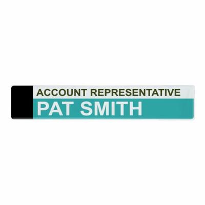 ADVANTUS People Pointer Panel Wall Sign Holders, 9 x 2 Inches, Pack of 6, Clear Acrylic (75329)