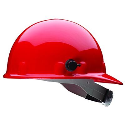 Fibre-Metal by Honeywell E2QRW15A000 Super Eight Ratchet Cap Style Hard Hat with Quick-Lok, Red