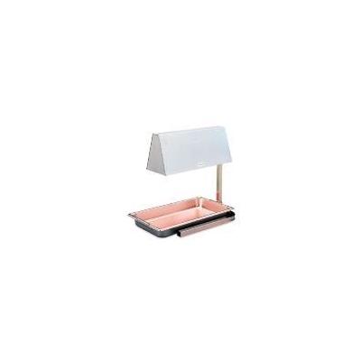 Vollrath 72500 Cayenne Heat Lamp, Base Accepts Full Size Pans, 19 in L x 3/4 in H, 120V