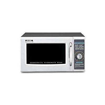 Sharp Commercial R-21LCF 1.0 CuFt Countertop Microwave Oven - Stainless Steel