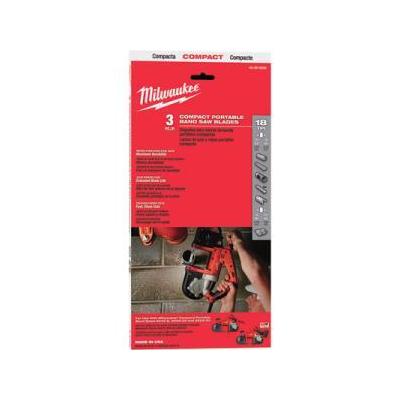 Milwaukee Replacement Compact Band Saw Blades - 3-Pk., 18 TPI, Model# 48-39-0529