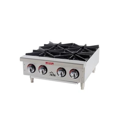 Star-Max 25,000 BTU 6 Burner Gas Hot Plate (606HF) - Stainless Steel