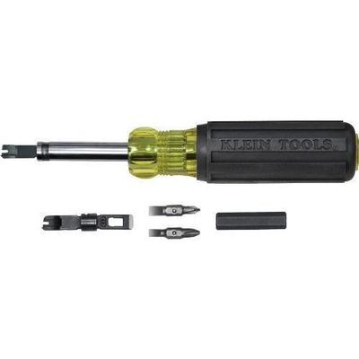 Multi-Bit Screwdrivers: Klein Tools Screwdriver. Punch-down Multi-Bit Screwdriver VDV001-081