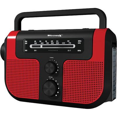 GPX Inc WeatherX WR383R Weatherband AM/FM Radio