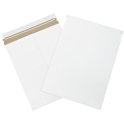 Aviditi RM3SS25PK Self Seal Flat Mailer, 13-1/2" Length x 11" Width, White (Case of 25)