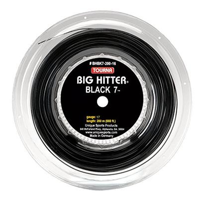 Tourna Big Hitter Black 7 Ultimate Spin String, Black7 17g Reel