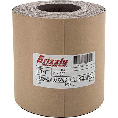 Grizzly H4778 Sanding Roll Cloth, 6-Inch
