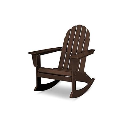 POLYWOOD Vineyard Adirondack Rocking Chair (Mahogany)