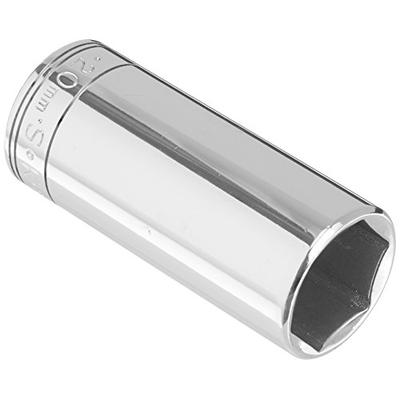SK Hand Tool 8420 6 Point 20mm Drive Deep Socket, 3/8-Inch, Chrome
