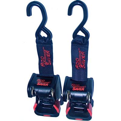 Rod Saver 40-inch Boat Saver Retractable Transom Tie-Downs, Pair