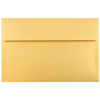 JAM PAPER A10 Metallic Invitation Envelopes - 6 x 9 1/2 - Gold Stardream - 25/Pack