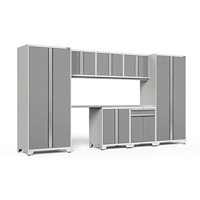 NewAge Products Pro 3.0 Platinum 8 Piece Set, Garage Cabinets, 52497