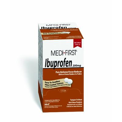 Medi-First Ibuprofen, 200mg Ibuprofen Per Tablet, Fever Reducer, Relief of Aches & Pains due to Arth