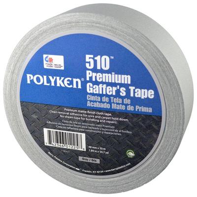 Polyken 1.89 in. x 54.7 yd. 510 Professional-Grade Gaffer Tape in Silver, Grays