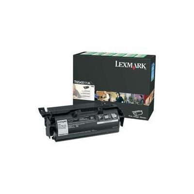 Lexmark T654X11A Extra-High-Yield Return Program Black Toner Cartridge