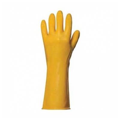 Honeywell North By Honeywell Size 9 Natural Rubber Chemical Resistant Glove, Orange, ATCP1815/O/9 G4