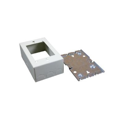 V5748 Legrand Wiremold V500 Deep 1-Channel Switch and Receptacle Box 1-Gang (2) 1/2 Inch on Base Kno