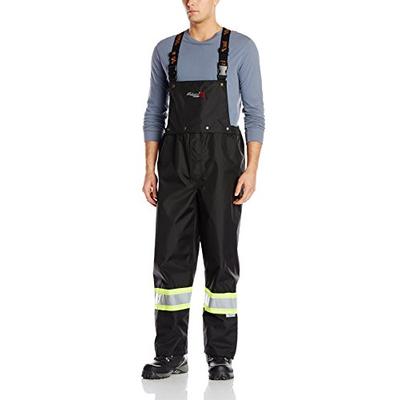 Viking Professional Journeyman FR Waterproof Flame Resistant Bib Pant, Black, Medium