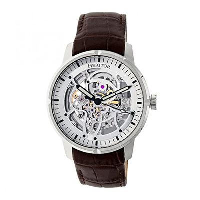 Heritor Automatic Men's 'Ryder Skeleton' Jeweled Movement 316L Surgical-Quality Stainless Steel Case