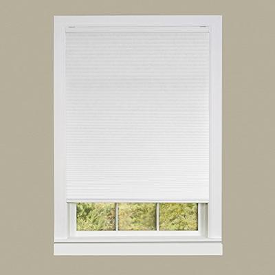 Achim Home Furnishings Honeycomb Pleated Cordless Window Shade, 27 by 64-Inch, White