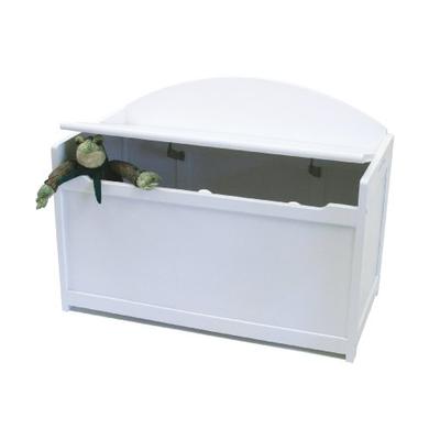 Lipper International 598W Child's Toy Chest, 33.25" W x 17.75" D x 24.5" H, White