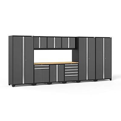 NewAge Products Pro 3.0 Gray 10 Piece Set, Garage Cabinets, 52151