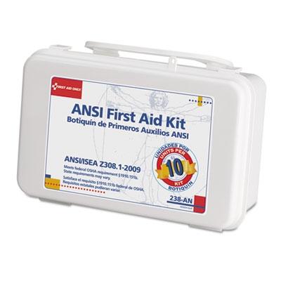 First Aid Only FAO238AN ANSI-Compliant First Aid Kit, 46 Pieces, Plastic Case